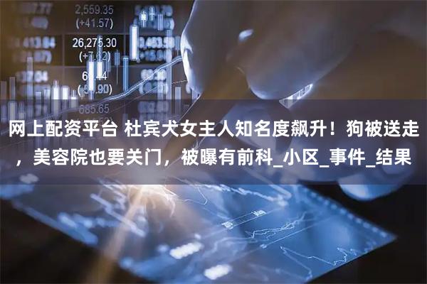 网上配资平台 杜宾犬女主人知名度飙升！狗被送走，美容院也要关门，被曝有前科_小区_事件_结果